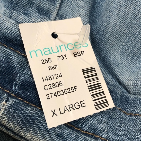 Maurices Tie Waist Short Overalls - XL - Picture 7 of 10